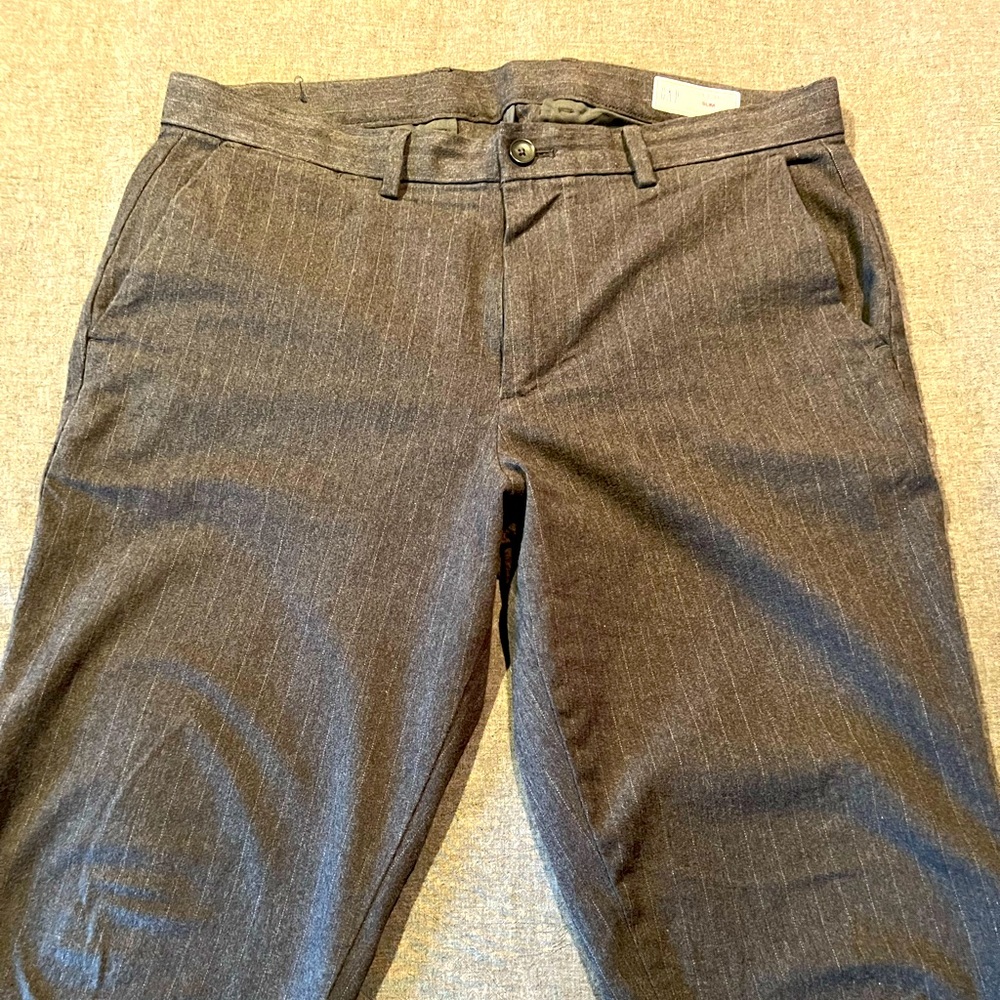 Gap pinstripe dress pants 34x30